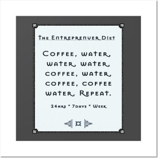 Entrepreneur Life is Not Easy Posters and Art